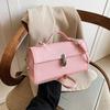New Niche Design Popular Toothpick Pattern Small Square Bag Versatile Portable Shoulder Messenger Women's Bag