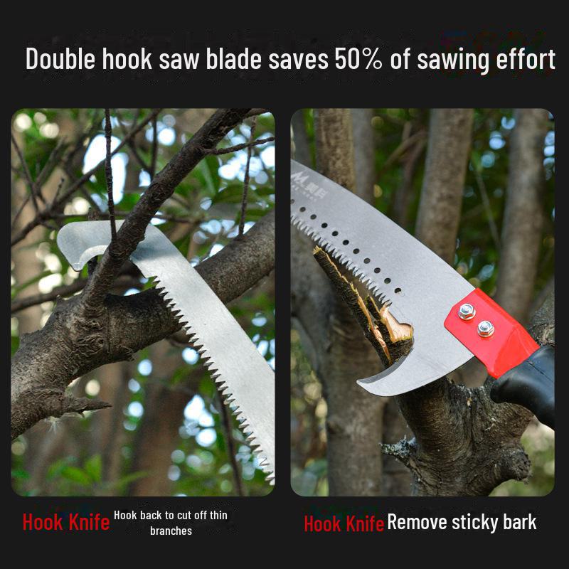 Teleskopische Astsäge für hohe Reichweite: Multifunktionales Outdoor-Werkzeug zum Schneiden von Bäumen und Ästen