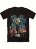"""Their Existence"" Film-Print-T-Shirt, mit Roddy Piper und außerirdischen Kunstmustern". Trendiges T-Shirt für lässige Streetwear. - ...