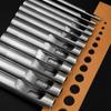 6pcs 1-5mm Leather Hole Punching Tools Steel Hollow Round Hole Puncher Round Cutters For Watch Bands Belts Paper Leather Craft Tools