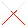 10pcs/set Plastic Crochet Hook Needle Red Micro Hook Needle  for Jumbo Braiding