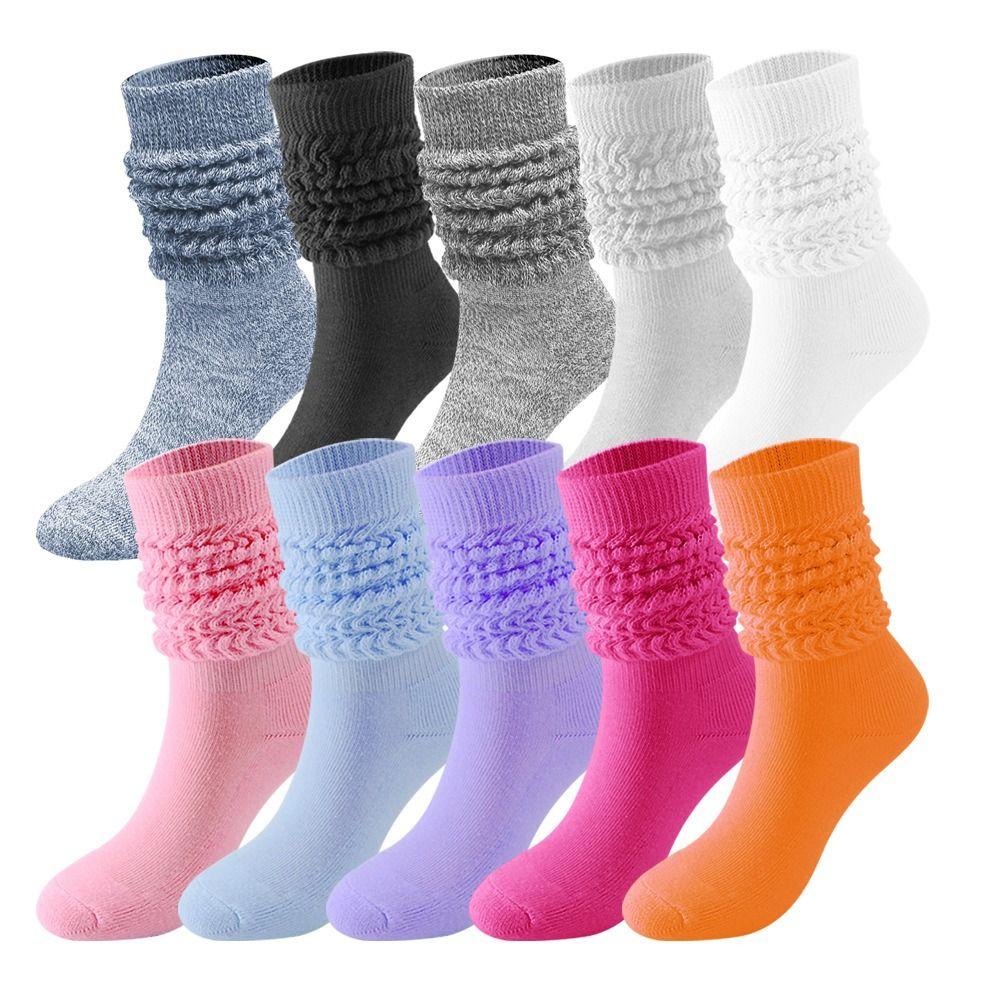Atmungsaktive Pilates-Socken Baumwolle Stapelbare Wadensocken Neue Yoga-Socken Herbst Winter