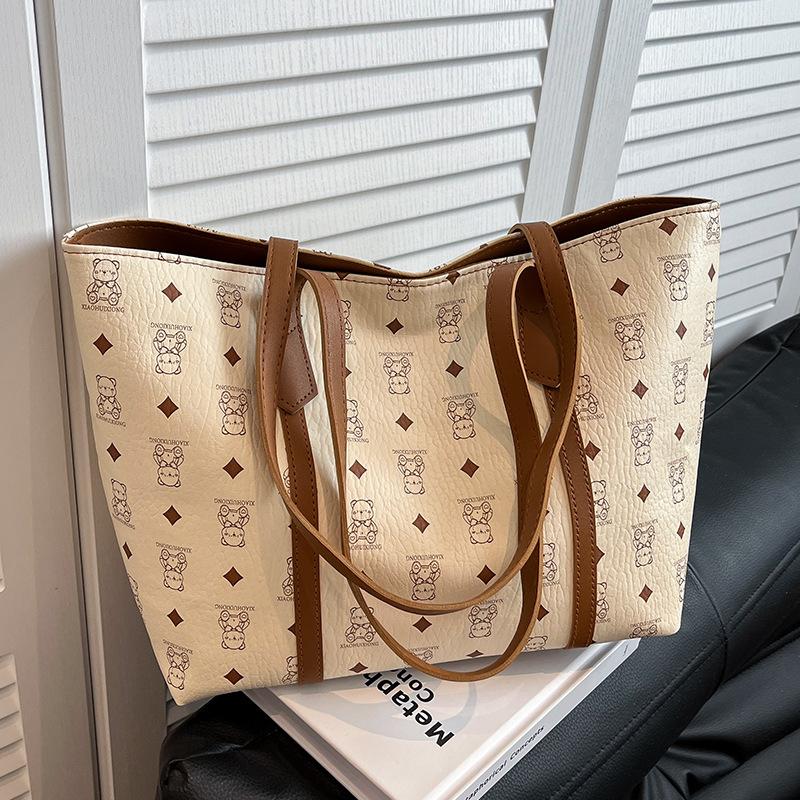 

Bag women s 2025 summer new large-capacity tote bag Internet celebrity Korean version vegetable basket bag premium texture shoulder bag