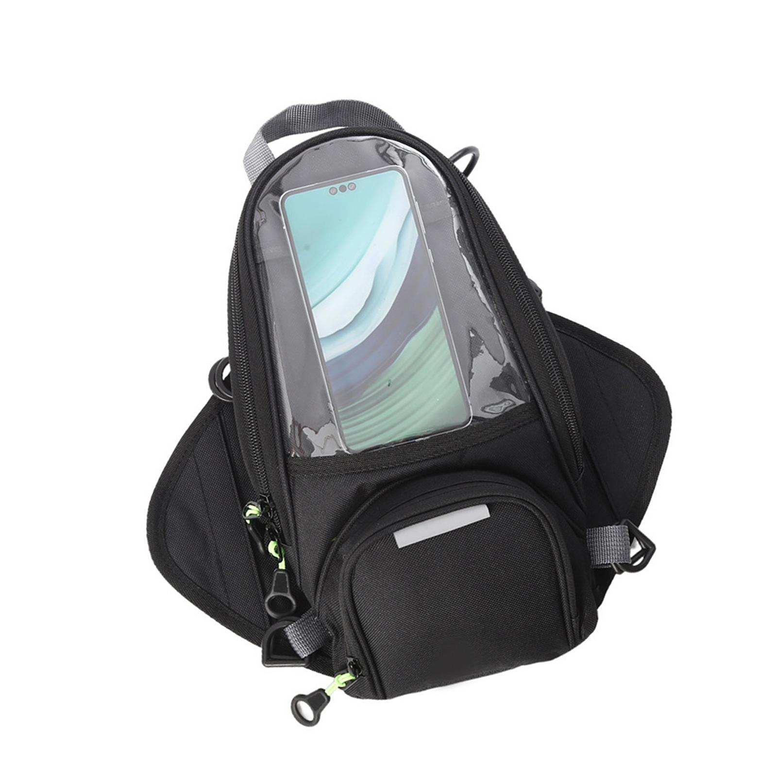 Large Capacity Motorcycle Tank Pack With Antislip Base And Multiple Pockets Touch Control Phone Pocket for Outdoor 1