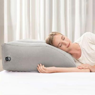 Nafukovací polštář na zvednutí nohou Přenosný Snadné nafouknutí Polštář s velurovým povrchem Ergonomický design Multifunkční polštář