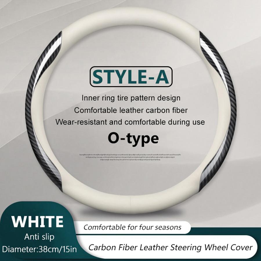 38cm/ 15in Carbon Fiber Car Steering Wheel Cover For Genesis GV60 GV70 GV80 G80 G70 G90 2025 2025 Breathable Auto Decoration