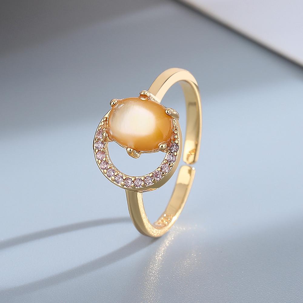 

S Silver Ring 6*8mm Adjustable Opening Retro Ring Boutique Women Engagement Birthday Anniversary Party Gift