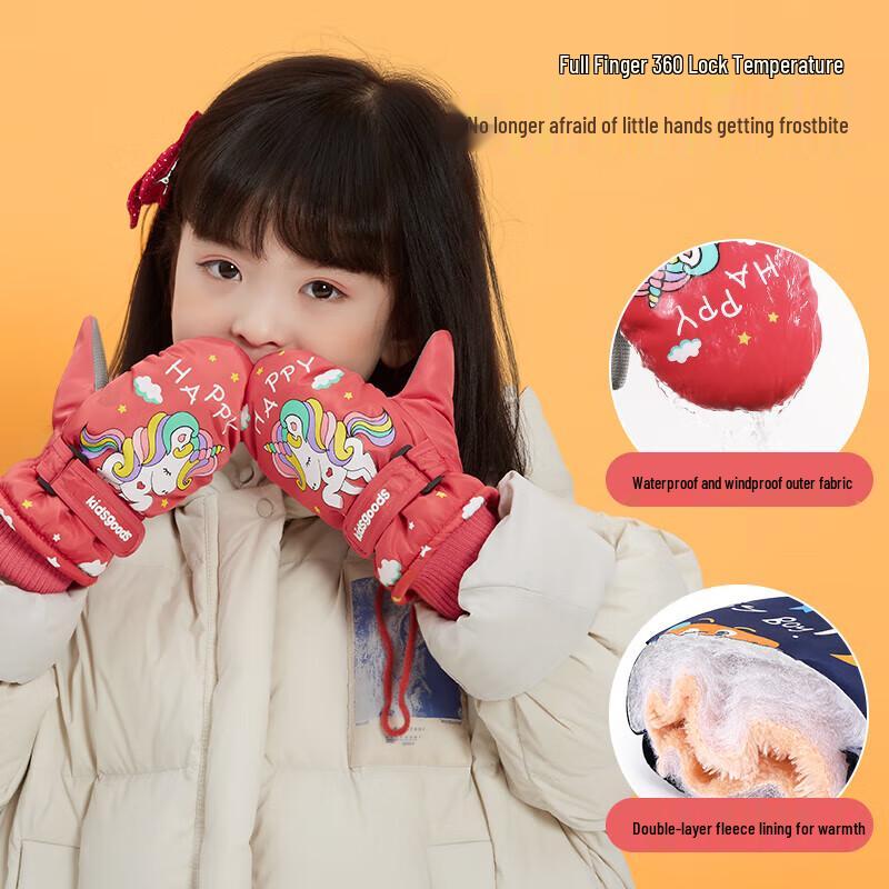 

Haolebao Kids Winter Mittens 3-6 Years