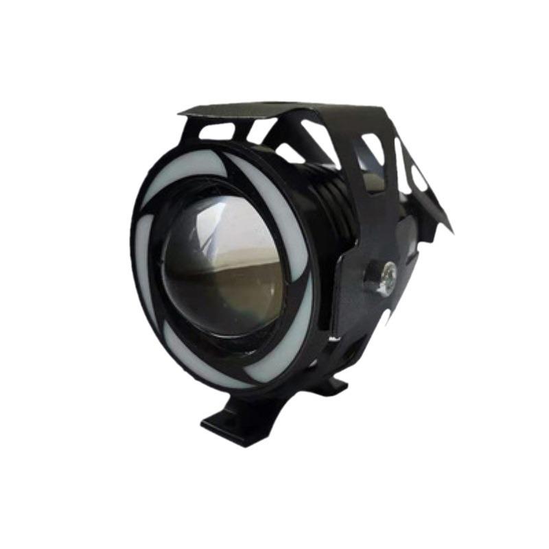 Super Bright U5 Motorcycle LED Flashing Spotlight Laser Cannon Headlight Transformer