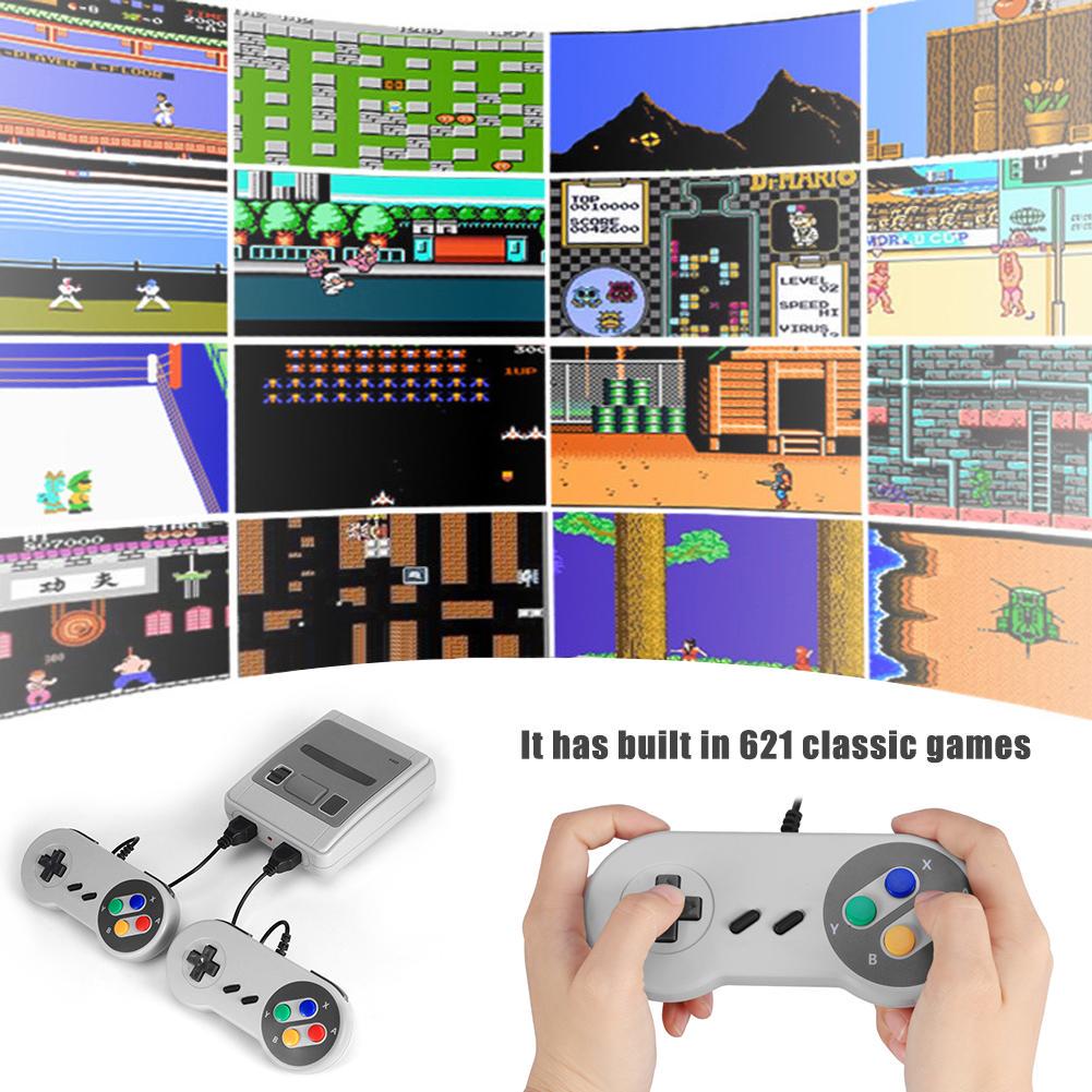 621 classic games built in