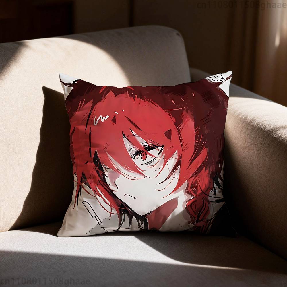Zeno Remake Anime Pillow Case Sofa Living Room Bedroom Headboard Backrest Cushion Square Cushion Nap Time