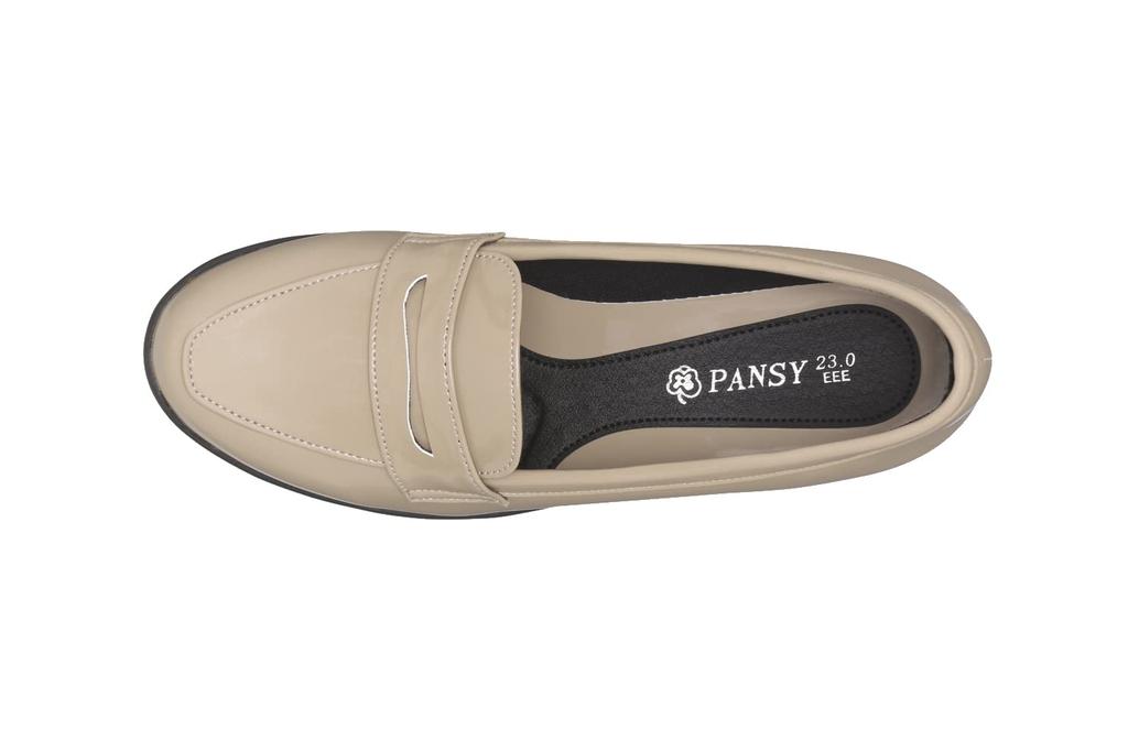 Pansy 4936 Rain Step Rain 3E Size Navy Shoes, Women's Loafers, Waterproof, Antibacterial, 23.5cm,