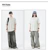 Sailor Striped Men's Loose Fit Short Sleeve Tee - Trendy Summer Couple's Top