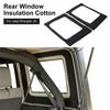 2x Rear Window Ceiling Heat ulation Cotton for Jeep Wrangler JK 07-10 4 Dr US