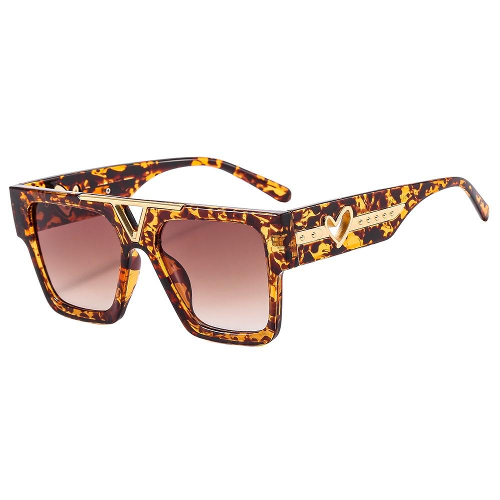 New Luxury Glamour Sunglasses For Men And Women Love Designer Brand Glasses Unisex Fashion Square Shades UV400
