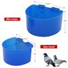 5Pz Tazza di Plastica Mangiatoia per Uccelli Domestici Ciotola Cibo Acqua Pappagallo Ciotola Alimentazione a Sospensione Mangiatoia a Canale Tazza Anti-schizzi Mangiatoia Gabbia Piccioni Forniture