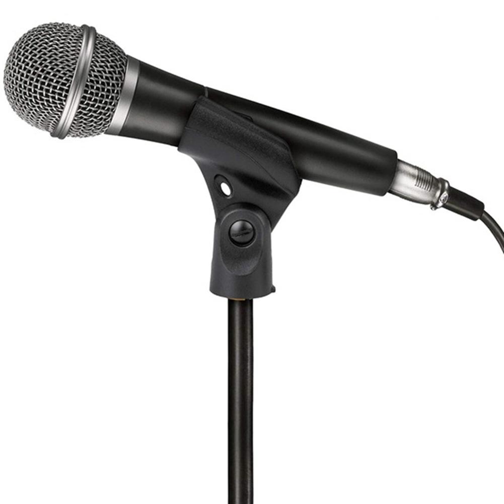 AA58 4 Pieces Universal Microphone Clip Holder with 5/8 Inch Male To 3/8 Inch Female Nut Adapters
