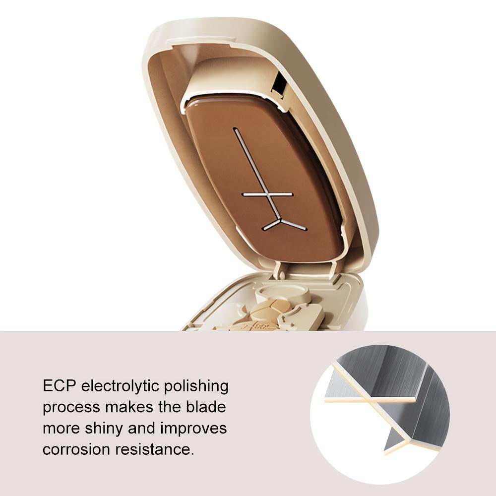 Portable Multifunctional Pill Splitter with Storage Compartment Precise 1/2 1/3 1/4 Precise Pill Cutting Medicine Organizer