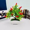 Fruit Oranges Faux Tree Potted Plant For Office Desk And Photography Background