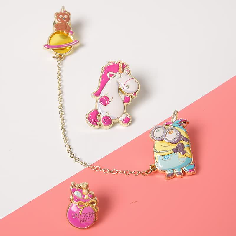 Minions  Its So Fluffy  Metal Badge