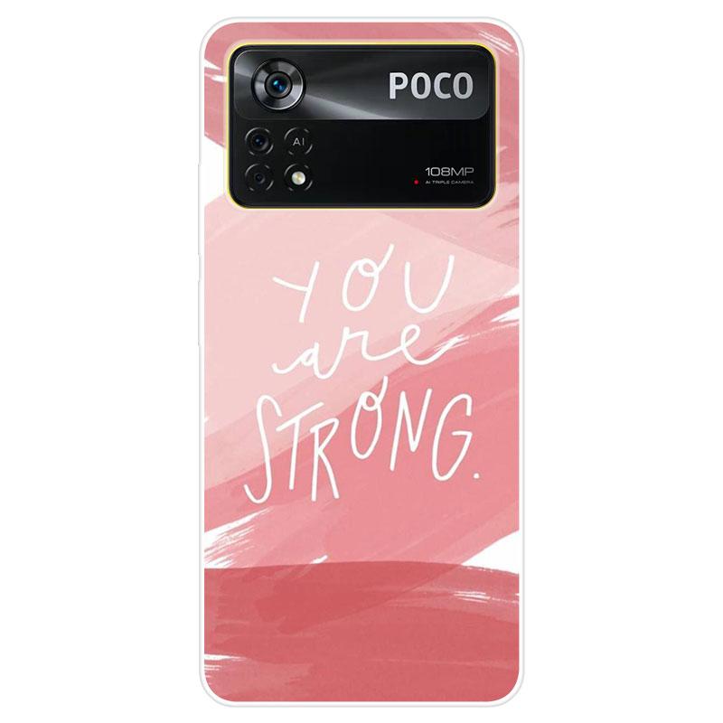 For Xiaomi Poco X4 Pro 5G Silicone TPU Back Cover Soft Phone Case For Xiaomi Poco M4 Pro 4G Case