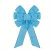 Beautiful Spring Floral Wreath With Stylish Bow In Multiple Colors For Festive Decor