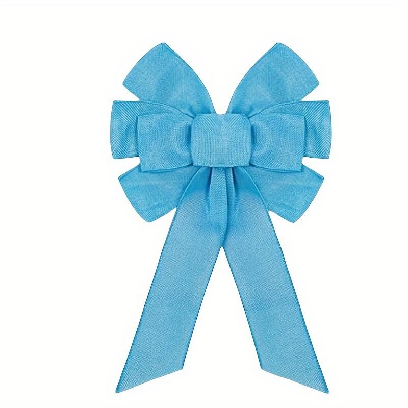 Beautiful Spring Floral Wreath With Stylish Bow In Multiple Colors For Festive Decor