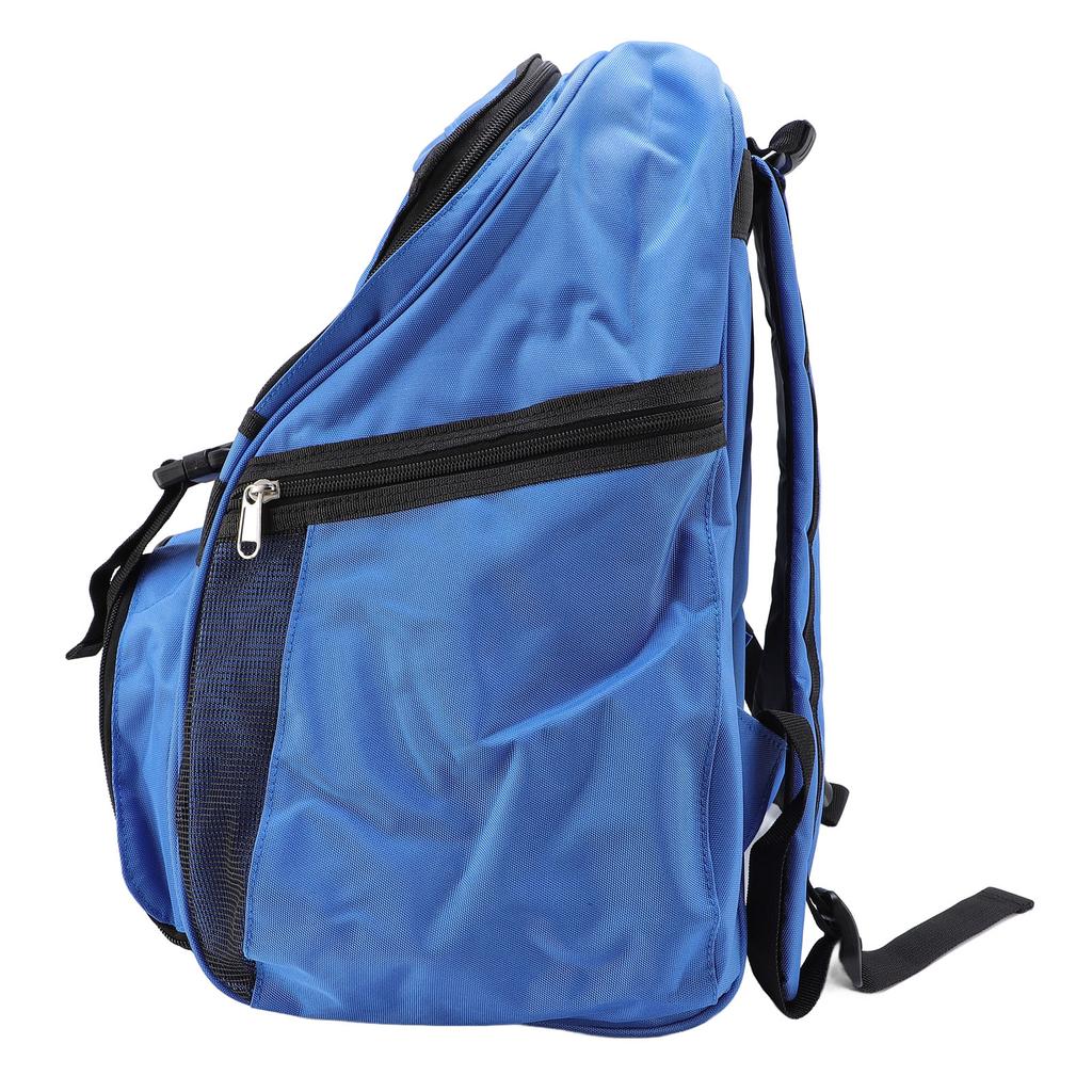 Large Capacity Backpack Oxford Cloth Sports Equipment Tool Bag for Football Basketball Clothing Towel Blue