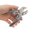 Silver Multitool Pliers Foldable Outdoor Tool Easy Carry Foldable Tool  Home Repair
