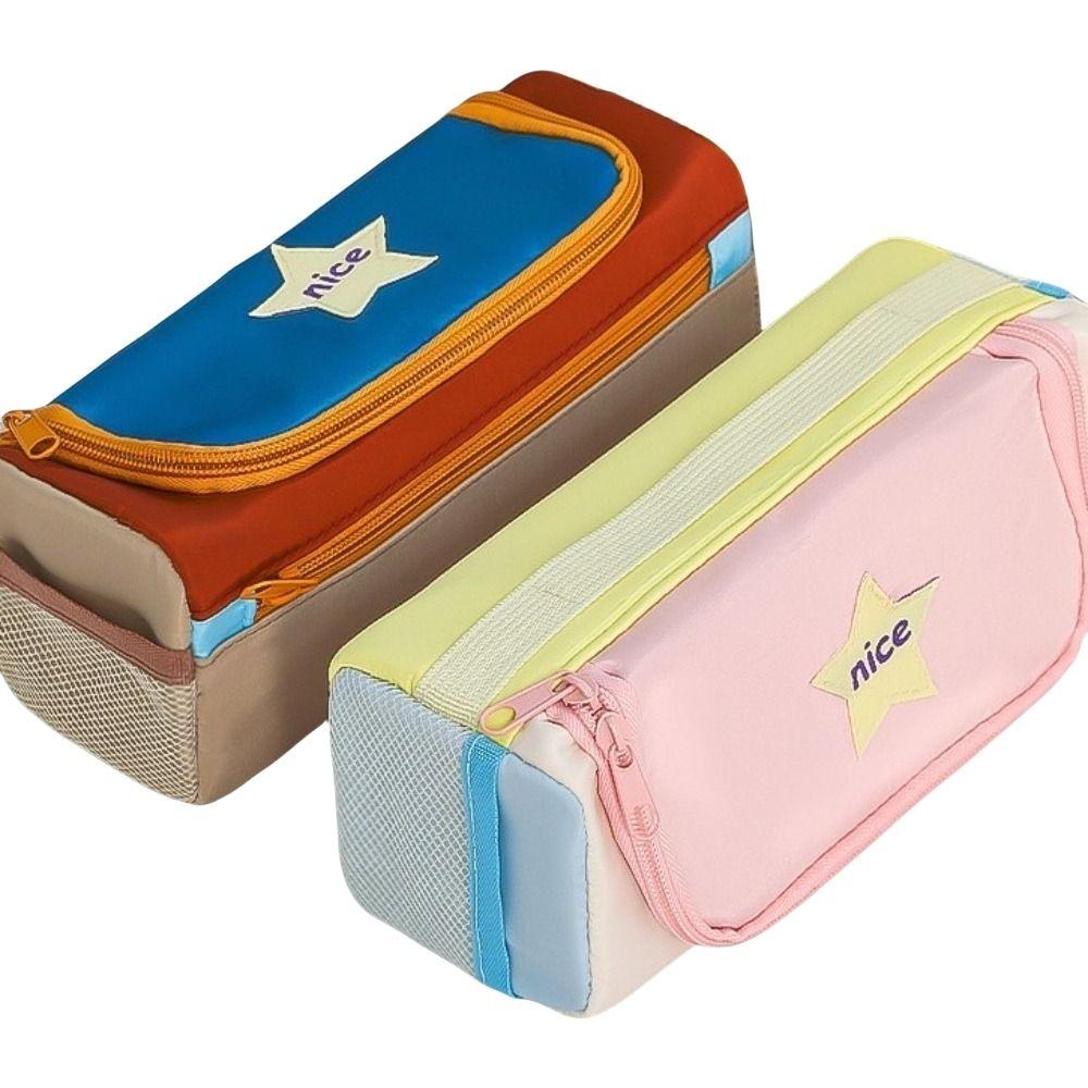 Desktop Storage Large Capacity Pencil Bag Stationery Storage Bag Boys Girls