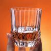320ml/350ml Coffee Cups Bottom Double Diamond Carving Tumbler Exquisite Glass Cup Kitchen Accessories Drinkware Wine Cup Tea Cup