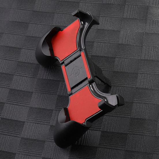 Mobile Phone Holder Non-slip Ergonomic Stretch Function Convenient Four-finger Linkage Bracket ABS Cell Phone Game Joystick Stand for Live Streaming