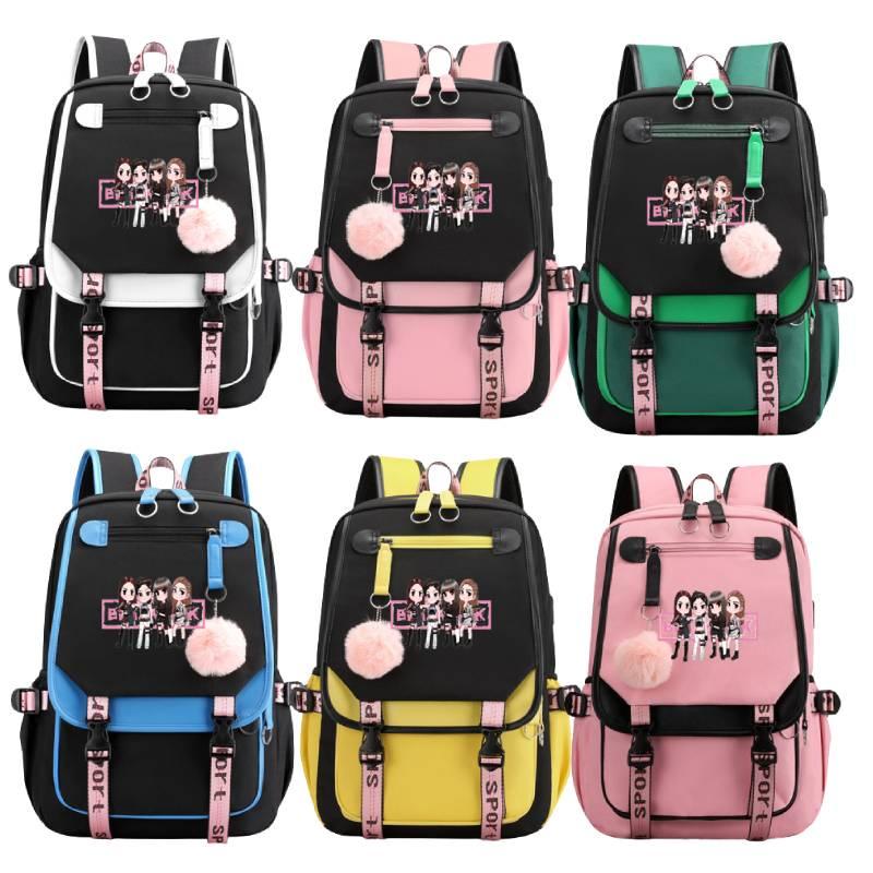 Mochila de Hombro Doble Cielo Estrellado de Blackpink Lisa 36-55l