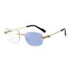 New box personalized sunglasses leopard glasses leg color-changing sunglasses men's and women's face-showing small sunscreen sunscreens