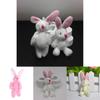 Adorable 7.5cm Mini Rabbit Bunny Plush Toy Doll Perfect For Wedding Souvenirs And Gifts