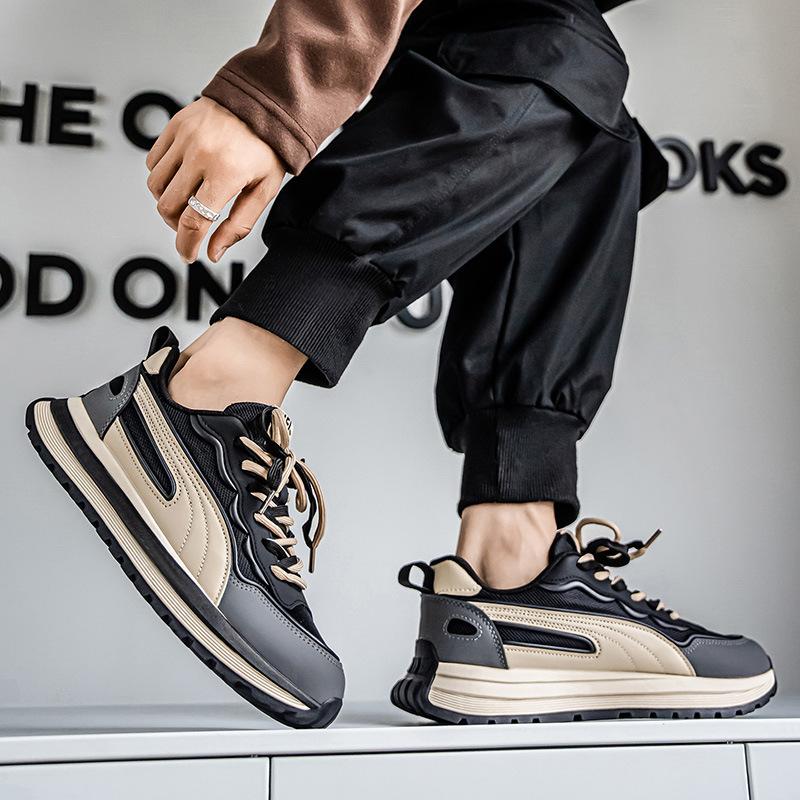 Sommer neue atmungsaktive Netz-Freizeitsport schuhe für Teenager bequeme Papa-Schuhe