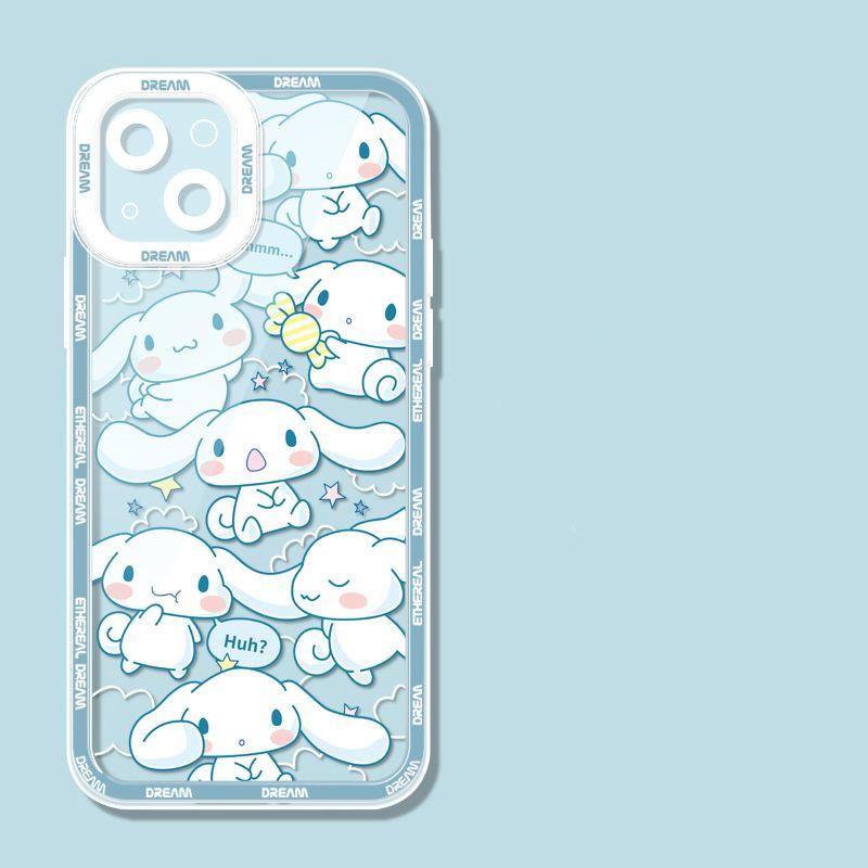 Pretty Cute Cinnamoroll Case For Xiaomi Redmi 15C Note 15 Pro 14C Note 14 13 12 10 11 Pro Plus 11S 13C 12C 5G 4G Clear Casing