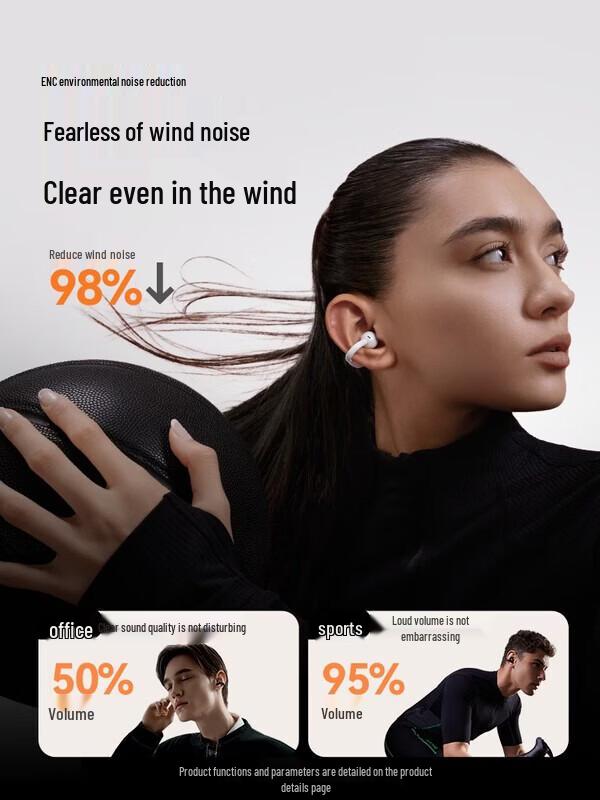 SANAG S7S AI Clip-On Open-Ear Wireless Earbuds