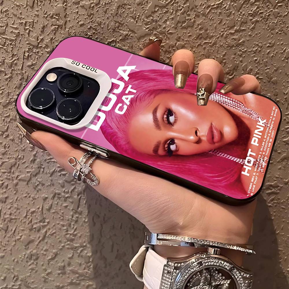 Doja Singer C-Cat Phone Case For IPhone 17 16 15 14 13 12 11 Pro Max Plus Pro Colorful Shell