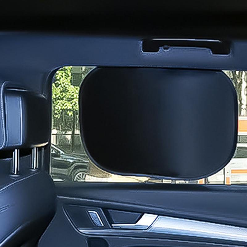Window Shades For Car 1 Pair Sun Protection Car Window Sunshades Static Cling Film Hot Weather Stickers For Sedan Truck Minivan