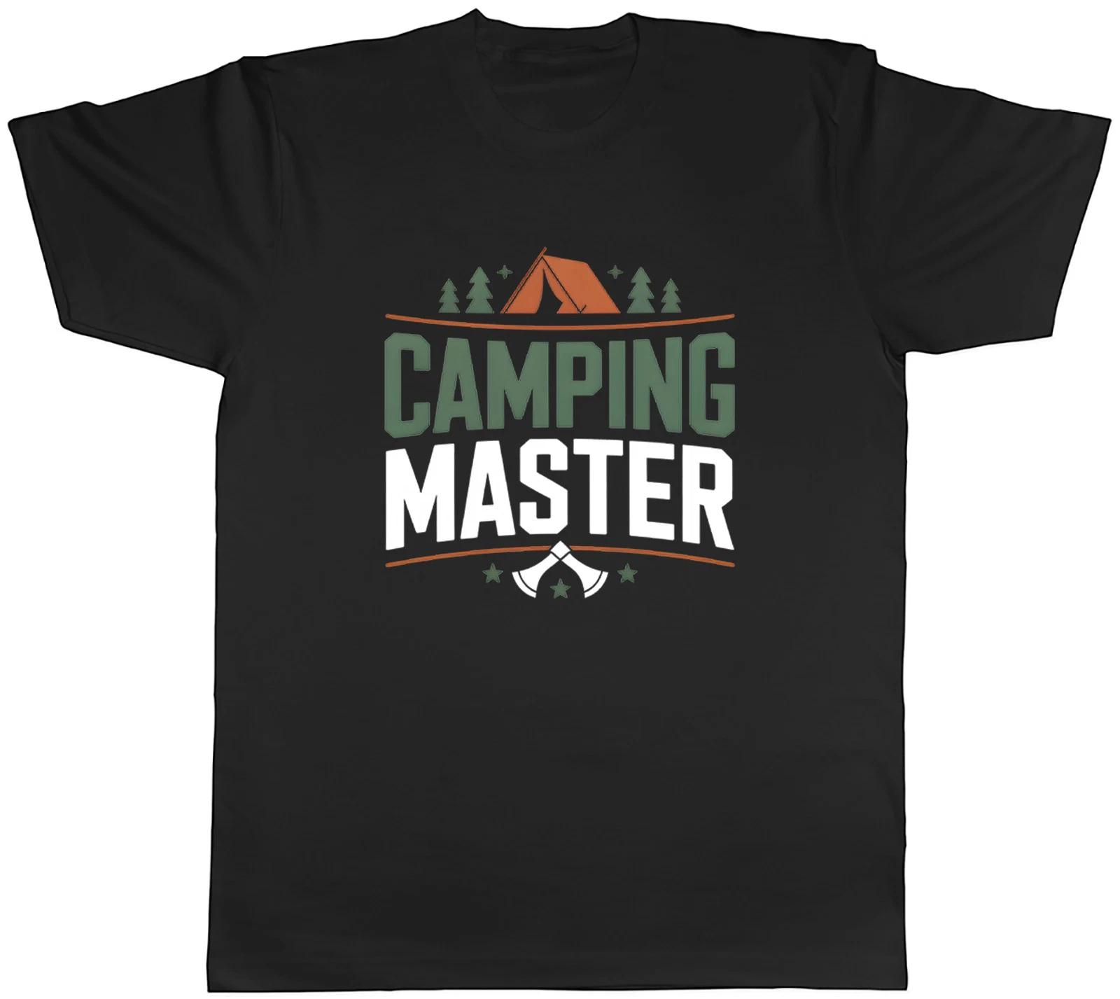 Camping Master Camp Site Tent Outdoors Mens T-Shirt Tee Gift Top XXXXL