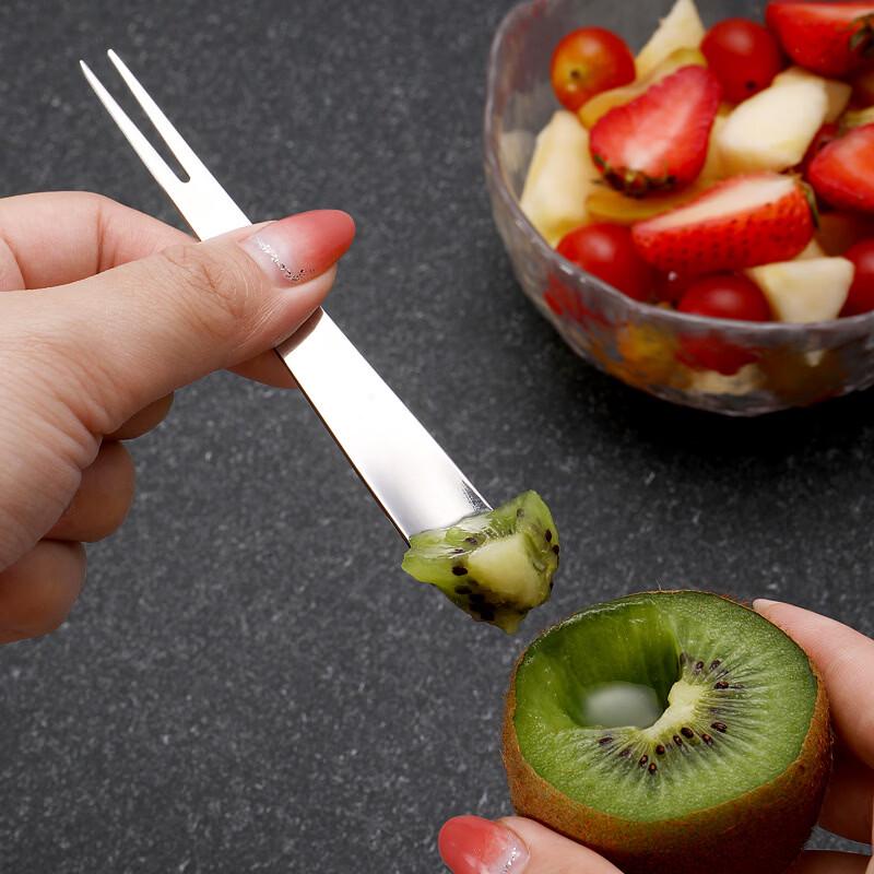 Ru Han Stainless Steel Fruit Spork Set