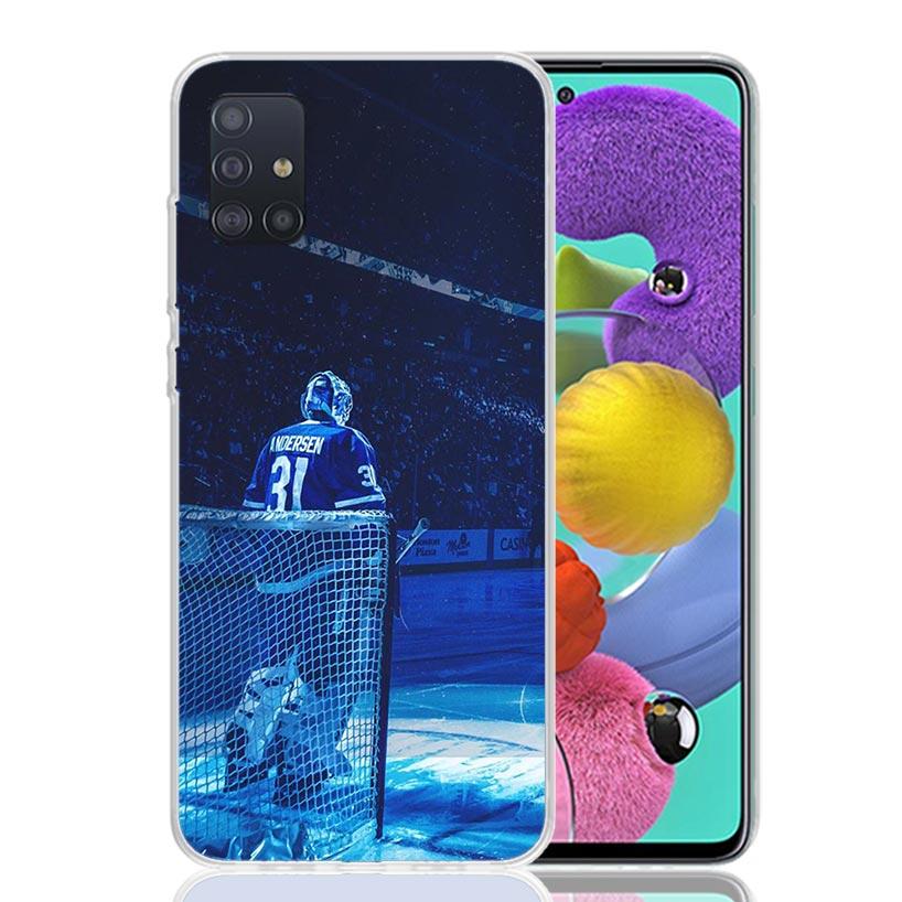 Ice Hockey Rink Sport Phone Case for Samsung Galaxy A52 A51 A50S A12 A22 A32 A72 A10S A30S A31 A71 Note 20 Ultra 10 Plus S10 Gal