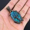 Australian Triplet Opal 999 Copper Wire Wrapped Pendant, Handmade Gemstone Jewelry Pendant Gift For Birthday