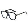 2025 Pilot Glasses Frame Anti Blue Light Men Women Unisex Aviation Blue Light Blocking Glasses Vintage Brand Designer Eyeglasses