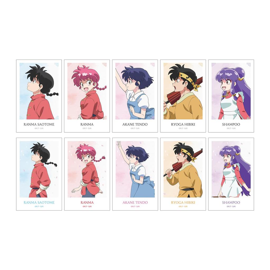 TV anime "Ranma 1/2" Original Seasonal Progression ver. Trading Illustration Cards Box of 10
