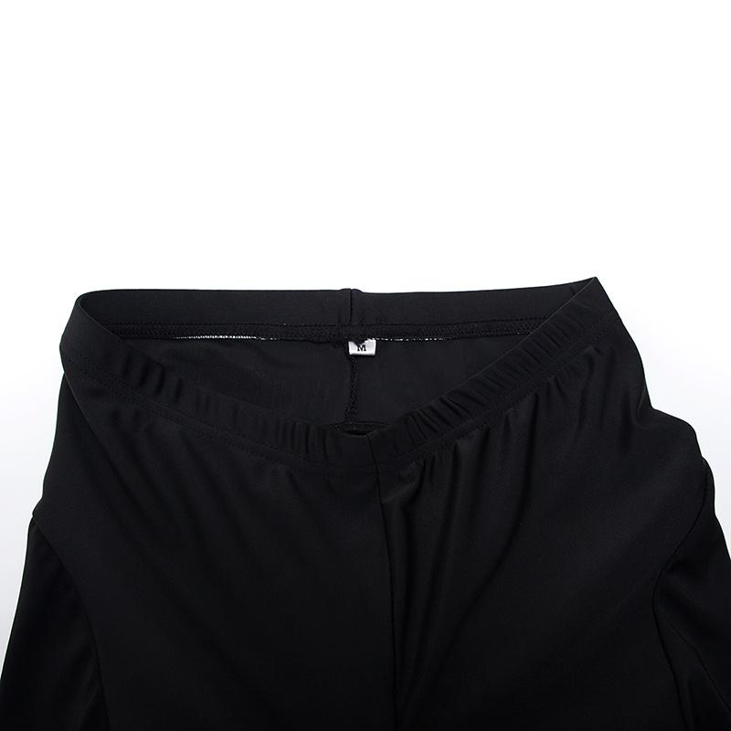 Toamnă Ciclism Tricouri Ciclism Set Haine Femei Mânecă Lungă Negru Pantaloni cu Bretele Costum Haine Ciclism