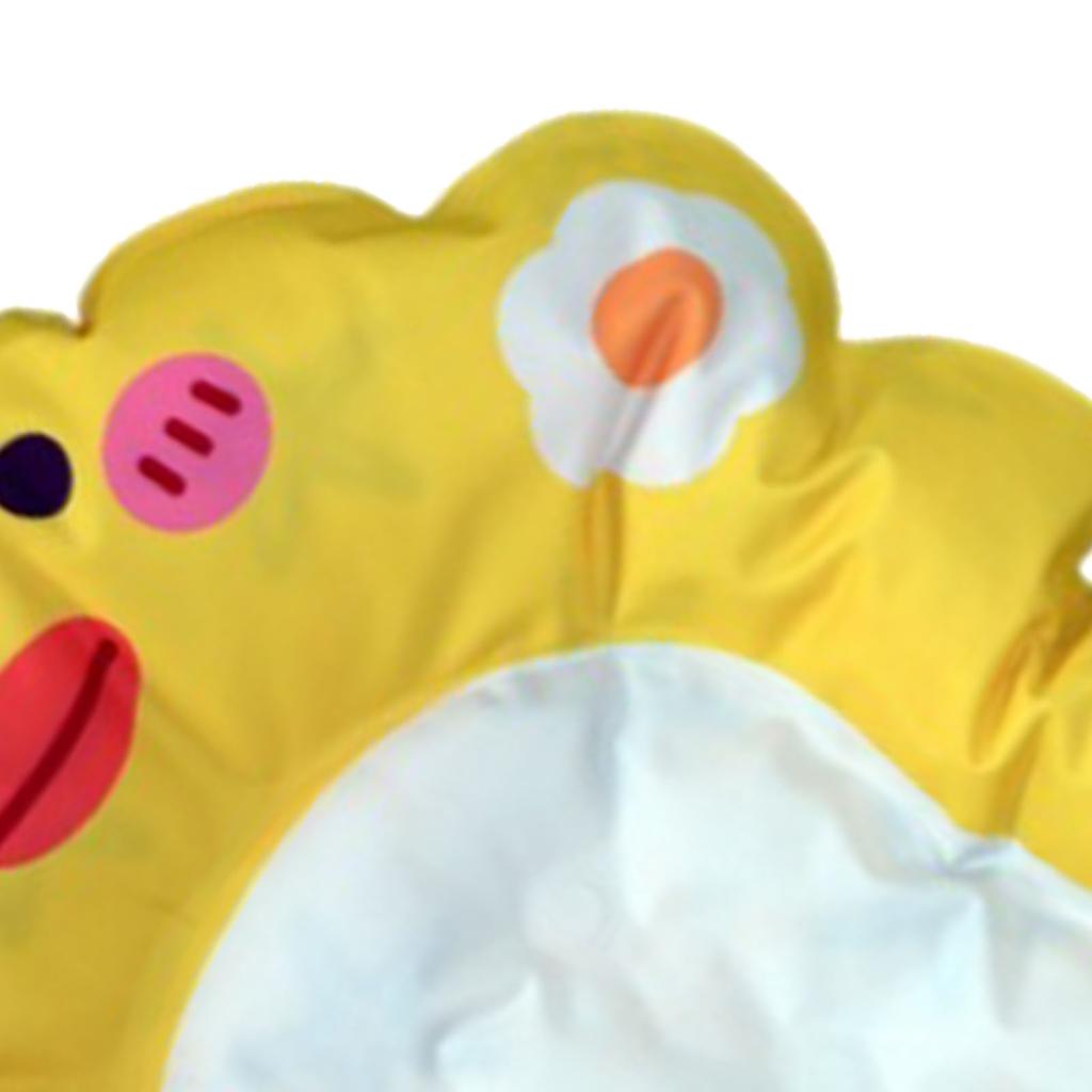 Haustier Kühlmatte Schlafbett Weich Flexibel Faltbar Reißfest Hunde Kühlmatte für Hunde Katzen Sommer Gelbe Ente M