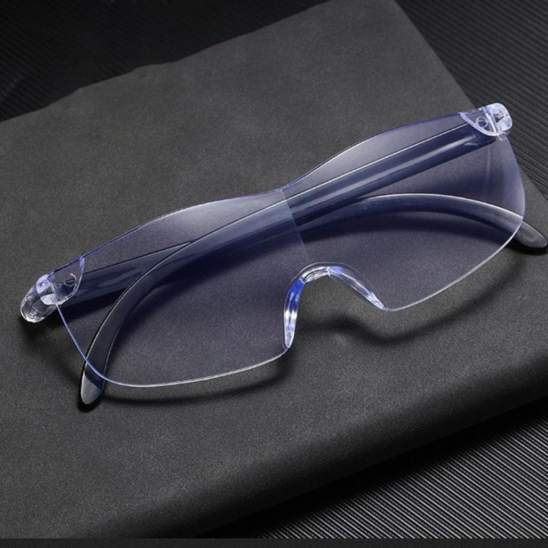 3X 5 8X 10X 12X Adjustable Magnification Eyeglass Frameless PC Frame For Detailed Work Sewing Repair