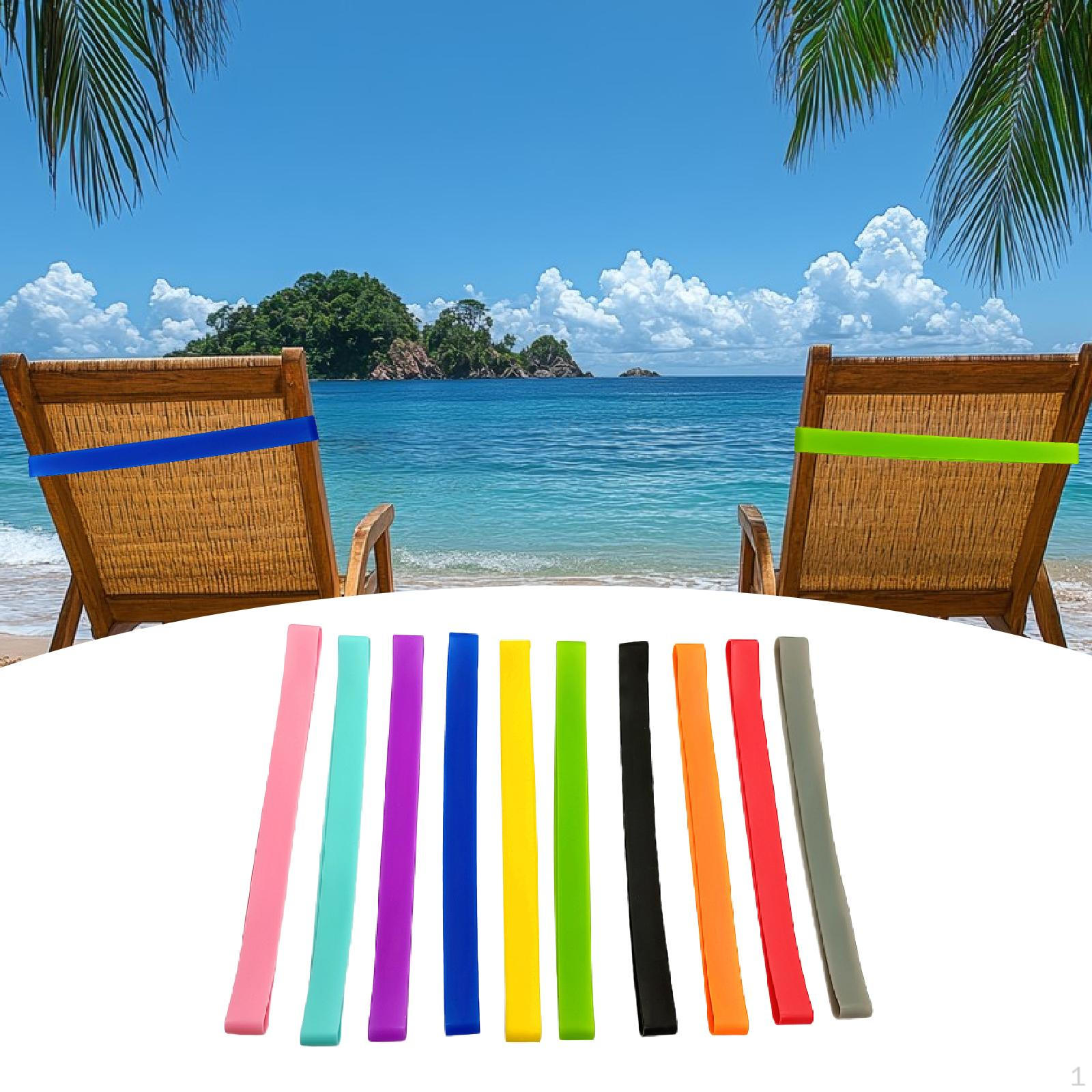 

10 шт. Силиконовые эластичные ленты Коробки Обертки Упаковочная лента Обертывание для Кемпинга Пляжные полотенца 14cmx1cm